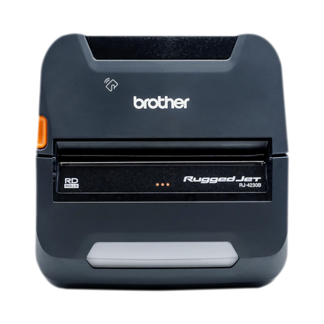 Brother RuggedJet RJ4250WBL 4" Direct Thermal Mobile Printer — Being Shipped