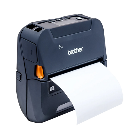 Brother RuggedJet RJ4250WBL 4" Direct Thermal Mobile Printer — Being Shipped