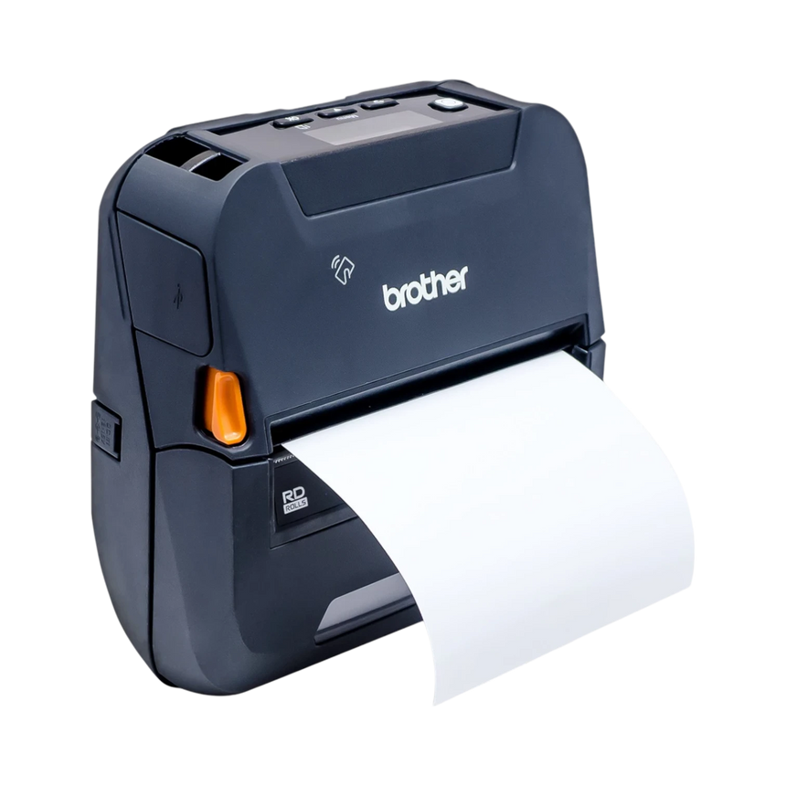 Brother RuggedJet RJ4250WBL 4" Direct Thermal Mobile Printer — Being Shipped
