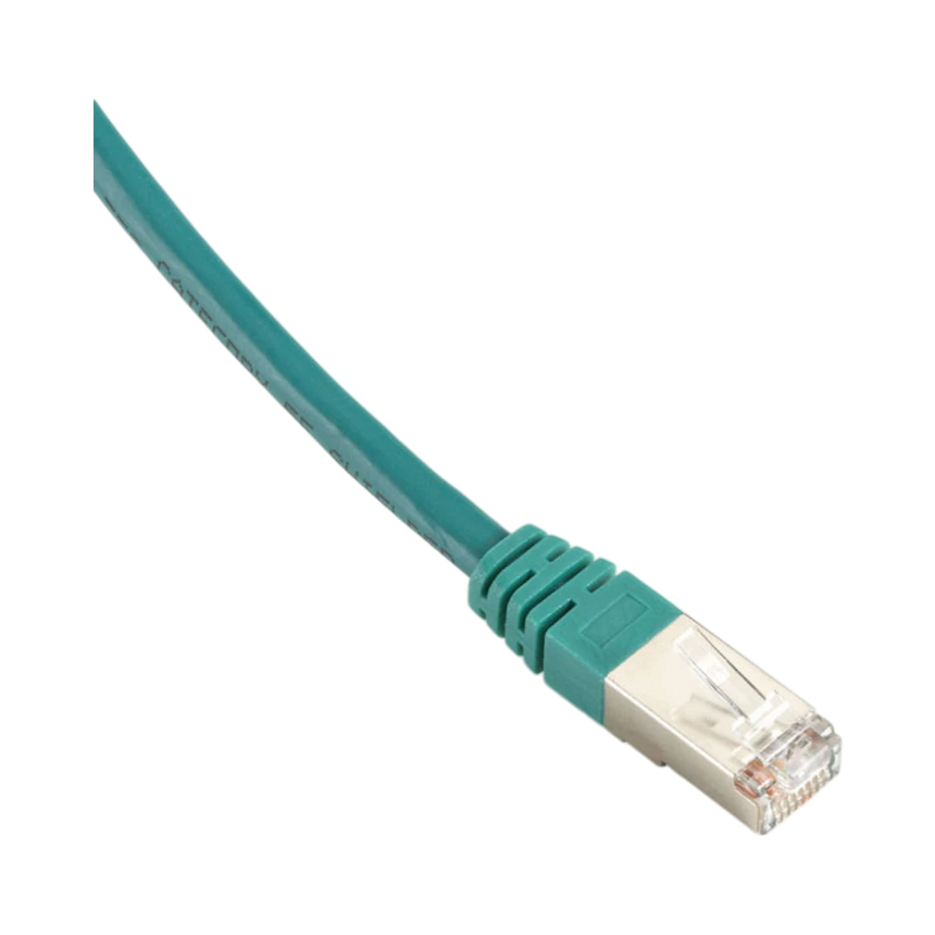 Black Box 20ft Shielded CAT5e SlimLine Plenum Ethernet Cable (Green) — Being Shipped