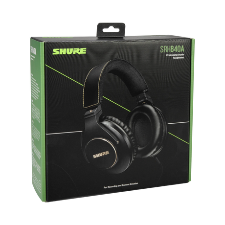 Shure SRH840A Closed-Back Over-Ear Professional Monitoring Headphones — Being Shipped
