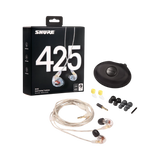 Shure SE425 Sound Isolating In-Ear Stereo Headphones (Clear) — Being Shipped