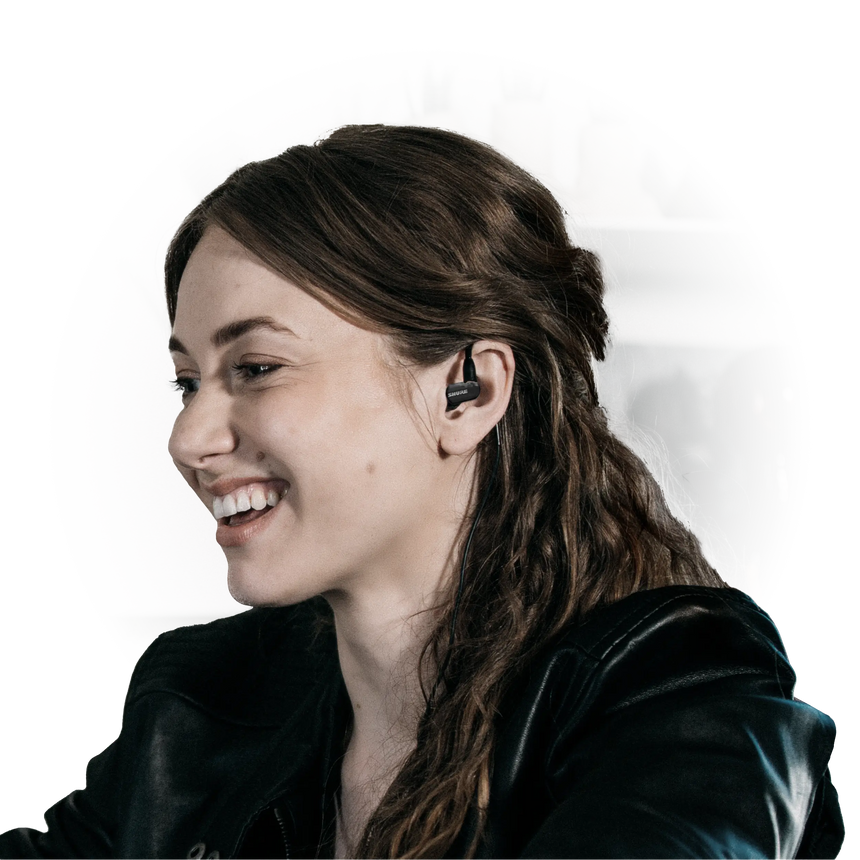 Shure AONIC 3 Wired Sound-Isolating Earphones (Black) — Being Shipped