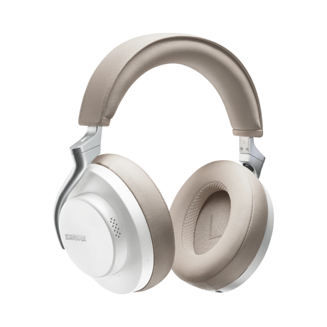 Shure AONIC 50 Wireless Noise-Canceling Headphones (White & Gold) — Being Shipped