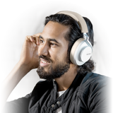 Shure AONIC 50 Wireless Noise-Canceling Headphones (White & Gold) — Being Shipped