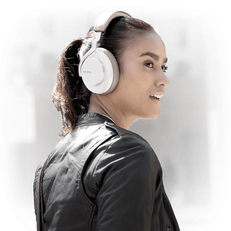 Shure AONIC 50 Wireless Noise-Canceling Headphones (White & Gold) — Being Shipped