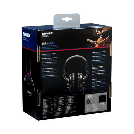 Shure SRH440 Closed-Back Over-Ear Studio Headphones — Being Shipped