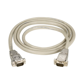Black Box 10ft RS232 Shielded Male to Male Cable with Metal Hood — Being Shipped