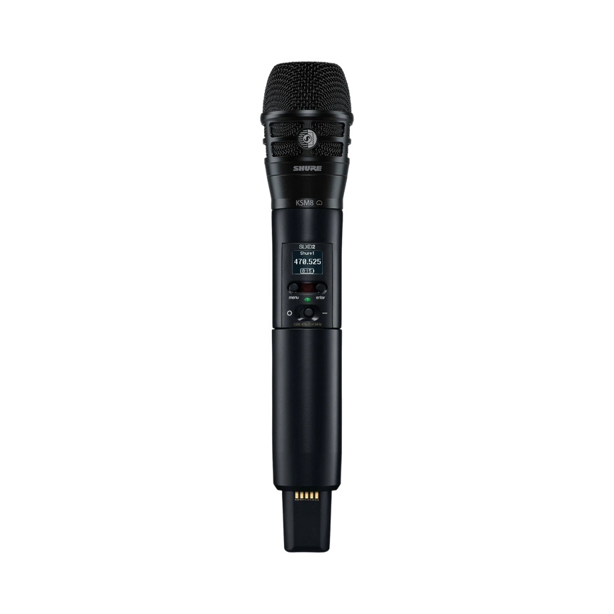 Shure SLXD24/K8B Digital Wireless Handheld Microphone System with KSM8 Capsule — Being Shipped