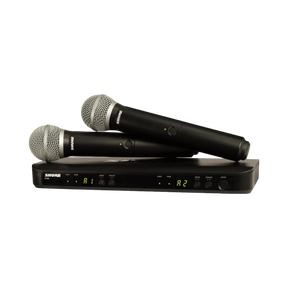 Shure BLX288/PG58 Dual-Channel Wireless Handheld Microphone System — Being Shipped
