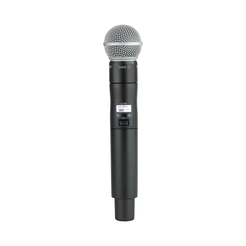 Shure ULXD2/SM58 Digital Handheld Wireless Microphone Transmitter with SM58 Capsule — Being Shipped