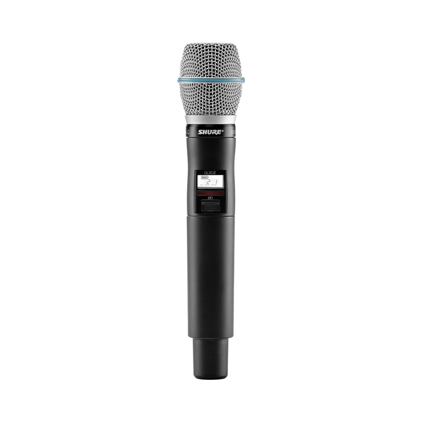 Shure QLXD2/B87A Digital Handheld Wireless Microphone Transmitter — Being Shipped