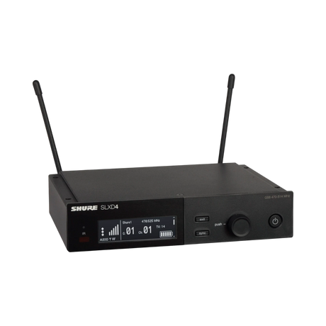 Shure SLXD14 Digital Wireless Guitar System (J52: 558 to 602 + 614 to 616 MHz) — Being Shipped