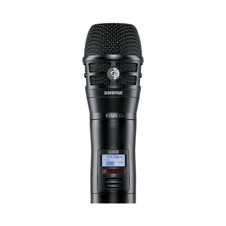 Shure ULXD2/K8B Digital Handheld Wireless Microphone Transmitter with KSM8 Capsule — Being Shipped