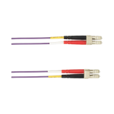 Black Box 6.5ft Multimode OM3 LC to LC Fiber Optic Cable LSZH 50/125 (Purple) — Being Shipped