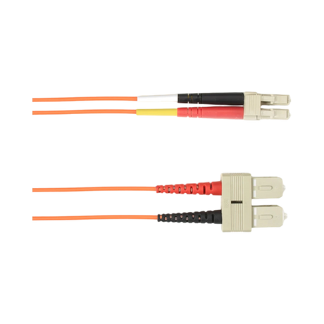 Black Box 9.8ft Multimode Fiber Optic Patch Cable 50/125 OM2 (Orange) — Being Shipped