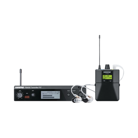 Shure PSM 300 Stereo Personal Monitor System with IEM (H20: 518-541 MHz) — Being Shipped