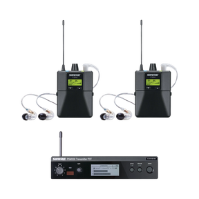 Shure PSM 300 Twin-Pack Pro Wireless In-Ear Monitor Kit (G20: 488 to 512 MHz) — Being Shipped