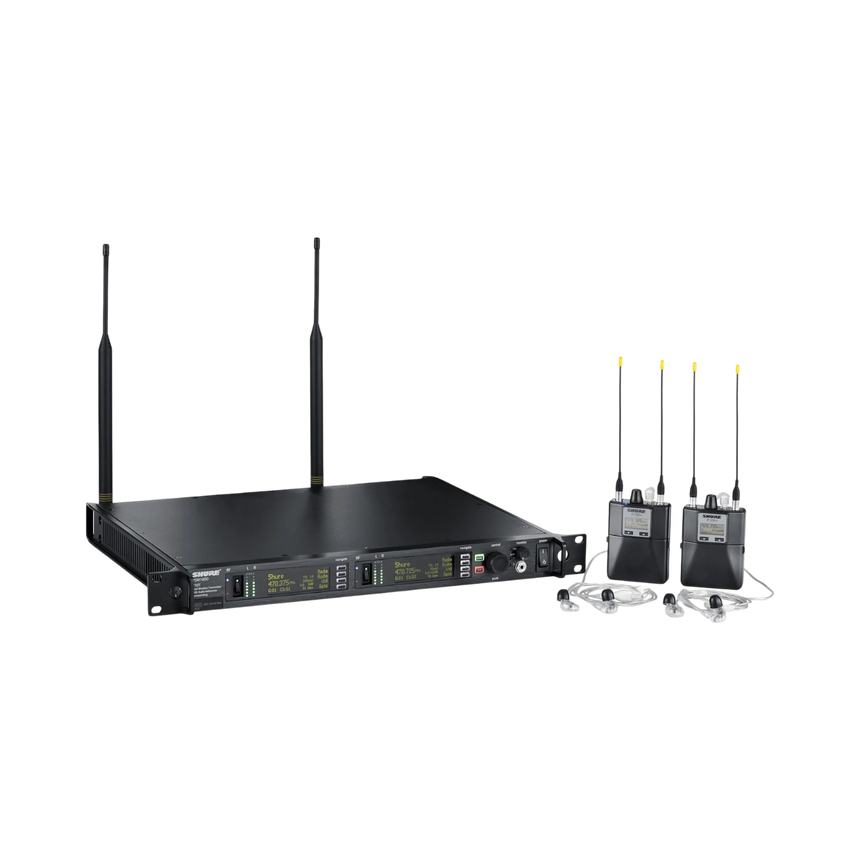 Shure PSM1000 Dual-Channel Personal Monitor System (G10: 470 to 542 MHz) — Being Shipped