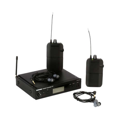 Shure PSM 300 Twin-Pack Wireless In-Ear Monitor Kit (G20: 488 to 512 MHz) — Being Shipped