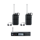 Shure PSM 300 Twin-Pack Wireless In-Ear Monitor Kit (G20: 488 to 512 MHz) — Being Shipped