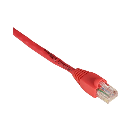 Black Box 6ft CAT5e Crossover Patch Cable Snagless UTP (Red) — Being Shipped