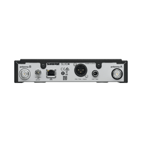 Shure SLXD4 Digital Wireless Receiver (H55: 514 to 558 MHz) — Being Shipped