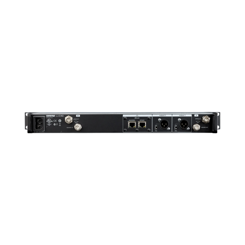 Shure ULXD4D Dual-Channel Digital Wireless Receiver (H50: 534 to 598 MHz) — Being Shipped
