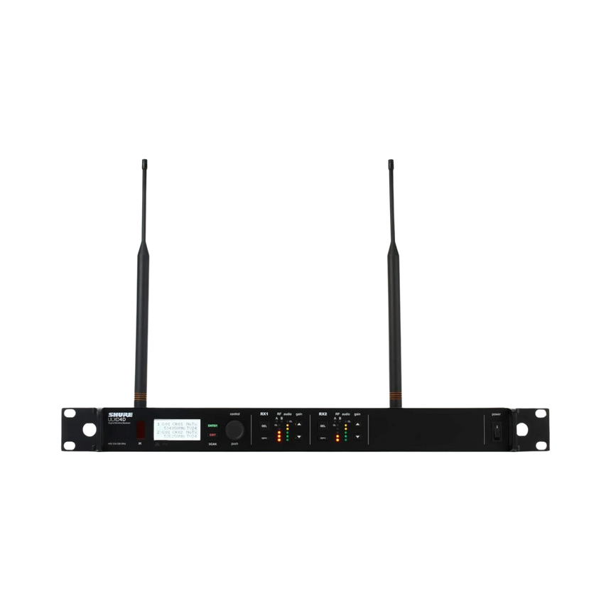 Shure ULXD4D Dual-Channel Digital Wireless Receiver (H50: 534 to 598 MHz) — Being Shipped