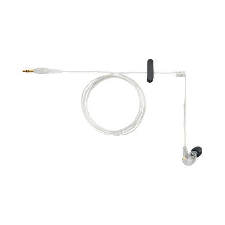 Shure EAC-IFB Coiled IFB Earphone Cable with Clip (Clear) — Being Shipped