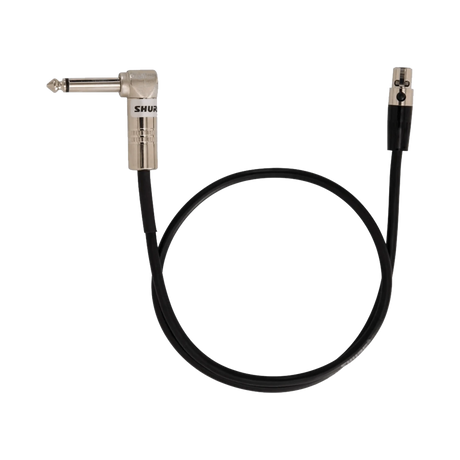 Shure 2ft Right-Angle Instrument Cable for Wireless Transmitters — Being Shipped