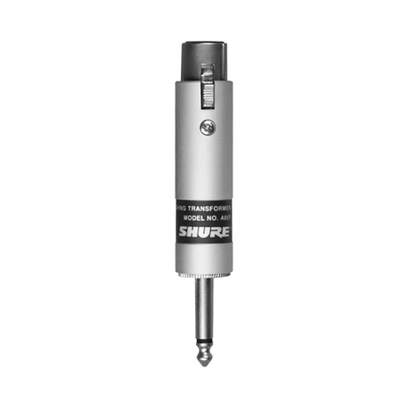 Shure Microphone Matching Transformer XLR Female to 1/4" Male — Being Shipped