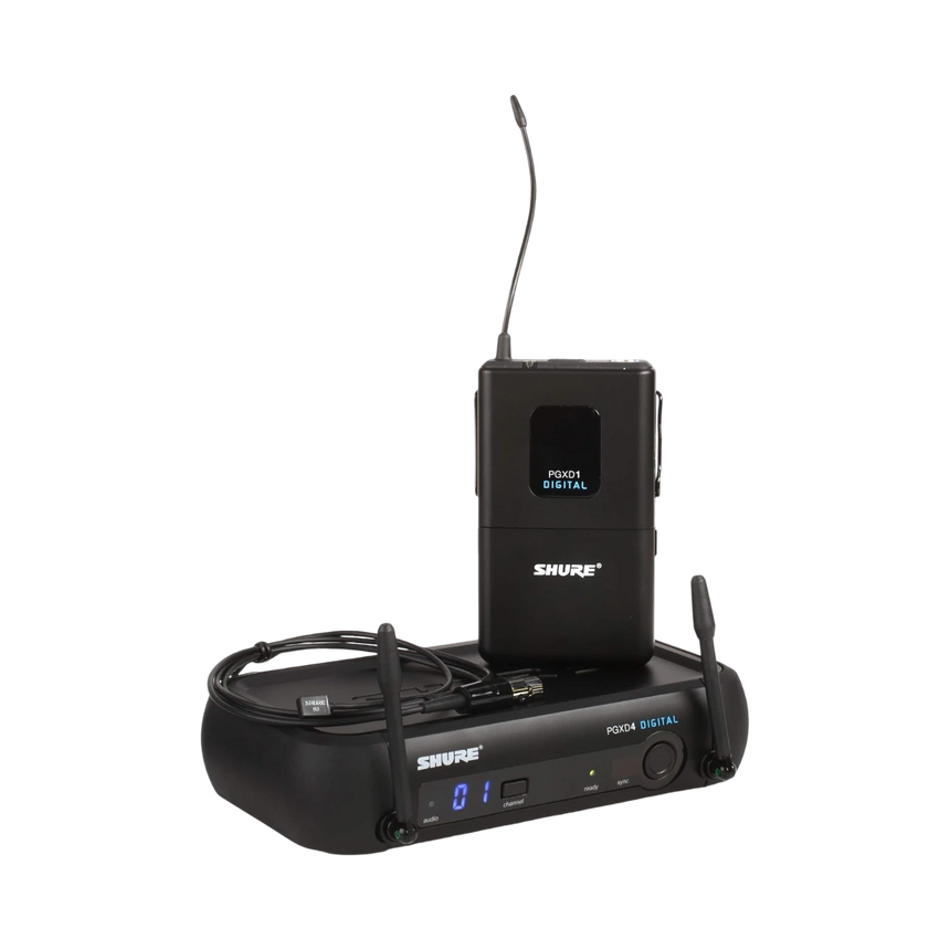 Shure PGXD14/93 Digital Wireless Omni Lavalier Microphone System (900 MHz) — Being Shipped