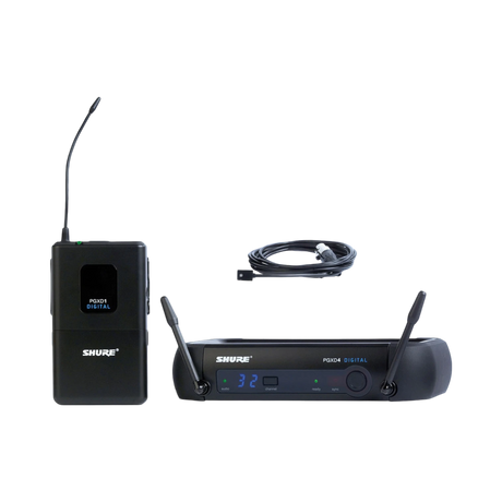 Shure PGXD14/93 Digital Wireless Omni Lavalier Microphone System (900 MHz) — Being Shipped