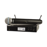 Shure BLX24R/B58 Rackmount Wireless Handheld Microphone System with Beta 58A Capsule — Being Shipped