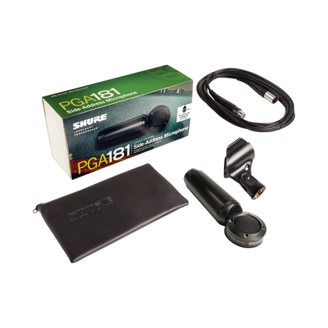 Shure PGA181 Side-Address Condenser Microphone (XLR Cable) — Being Shipped