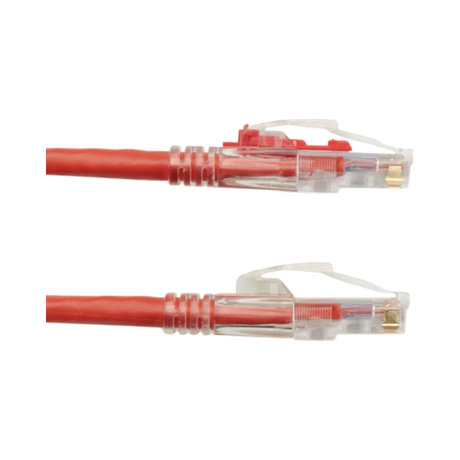 Black Box 10ft GigaTrue 3 CAT6 550-MHz Snagless Ethernet Cable (Red) — Being Shipped