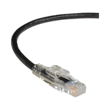 Black Box 3ft GigaTrue 3 CAT6 550MHz Locking UTP Patch Cable (Black) — Being Shipped