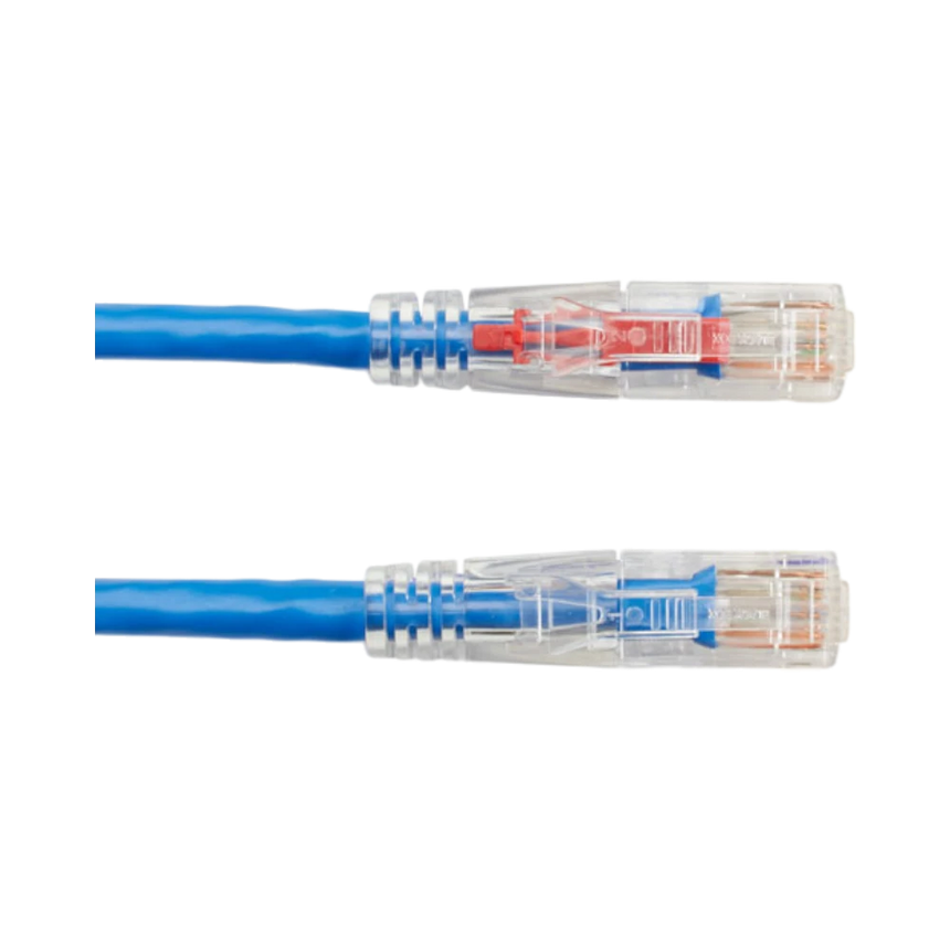 Black Box 10ft GigaTrue 3 CAT6 550MHz Lockable Patch Cable (Blue) — Being Shipped