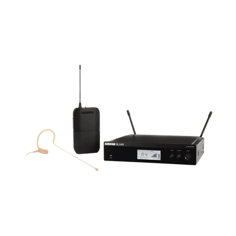 Shure BLX14R/MX53 Rackmount Wireless Omni Earset Microphone System — Being Shipped