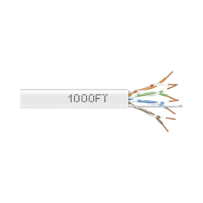 Black Box 1000ft CAT5e 350-MHz UTP Ethernet Cable (White) — Being Shipped