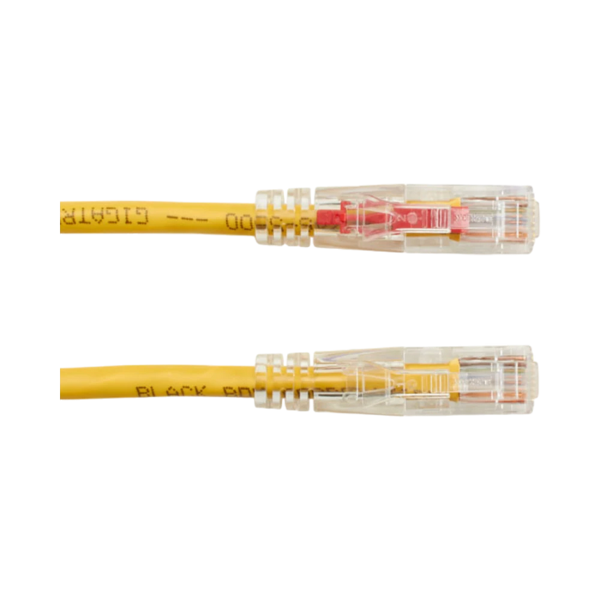 Black Box 3ft CAT6 550MHz Locking Ethernet Patch Cable (Yellow) — Being Shipped
