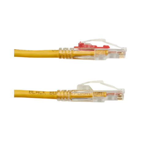 Black Box 3ft CAT6 550MHz Locking Ethernet Patch Cable (Yellow) — Being Shipped