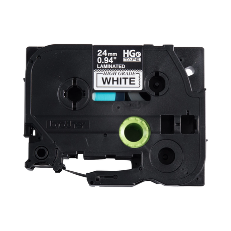 Brother 24mm Black on White Extra Strength Tape (5-Pack) — Being Shipped