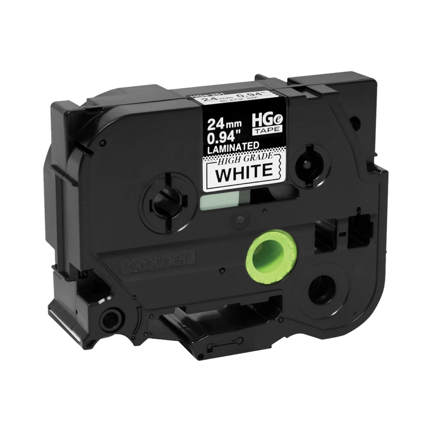 Brother 24mm Black on White Extra Strength Tape (5-Pack) — Being Shipped