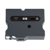 Brother 24mm TX4511 P-Touch Laminated Tape Black on Red — Being Shipped