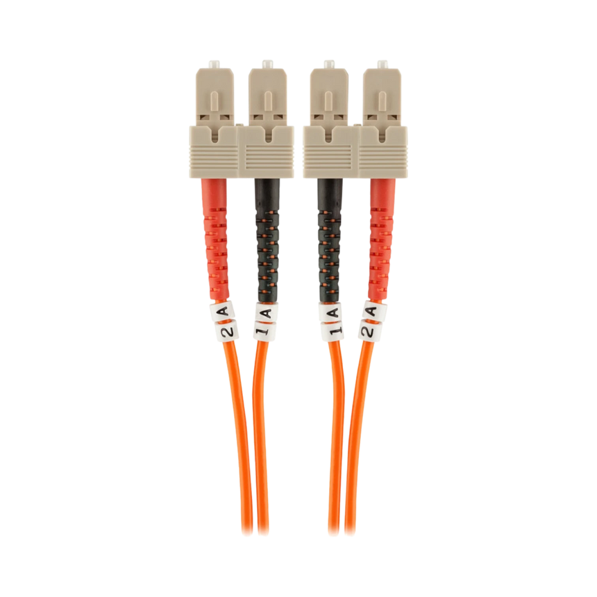 Belkin 1m Orange Multimode Duplex Fiber Optic Patch Cable (Orange) — Being Shipped