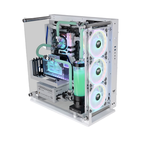 Thermaltake Core P3 TG Pro Snow Mid Tower Case (White) — Being Shipped