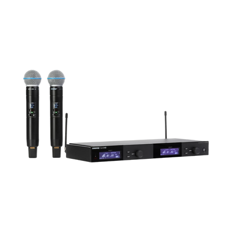 Shure SLXD24D/B58 Dual-Channel Digital Wireless Handheld Microphone System — Being Shipped