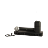 Shure BLX1288/CVL Dual-Channel Wireless Combo Lavalier & Handheld Microphone System — Being Shipped